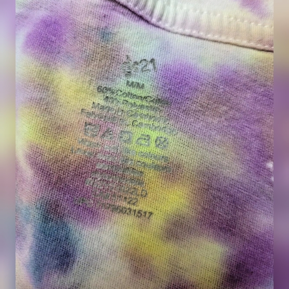 G21 tie dyed v-neck t-shirt - Picture 3 of 7